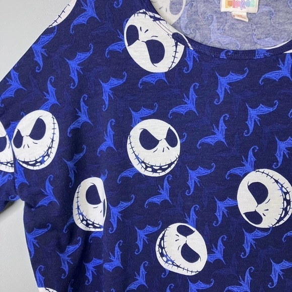 LULAROE Disney Jack Skellington Nightmare Before Christmas Irma Tunic Size XS - Picture 3 of 13